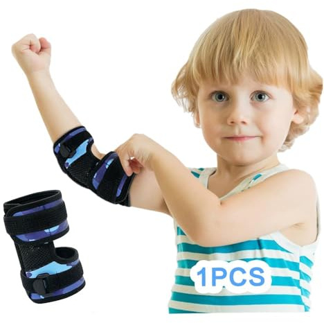 Los niños usan el pararrayos de succión de pulgar, el protector de manos de mordedura de uñas, los niños pequeños usan el protector de manos de succión para tratar la mordedura del fijador de codo
