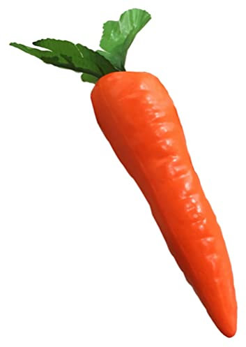 Artibetter 12pcs Artificial Carrots Simulation Easter Carrots Fall Harvest Plastic Carrot Lifelike Faux Vegetables Model Photography Props for Home Kitchen Party Tiered Tray Decor