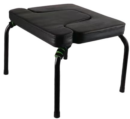 JISADER Yoga Kopfstandbank Praxis Kopfstand Yoga Inversion Stuhl Yoga Kopfstand Hocker, Schwarz, ohne Matte