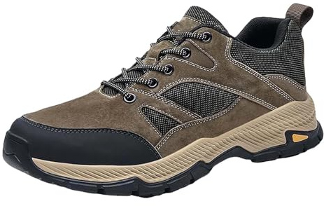 Scarpe da trekking da uomo, impermeabili, leggere, scarpe da corsa, scarpe da trekking, scarpe estive, comode, da corsa, da tennis, scarpe basse da camminata, per sport all'aria aperta, 39-47, marrone