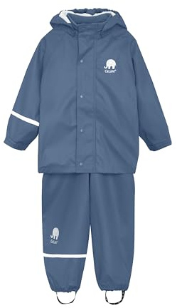 Celavi Zweiteiliger Regenanzug in Vielen Farben Giacca Impermeabile, Blu (Ice Blue 717), 128 (Taglia Unica: 130) Bambino