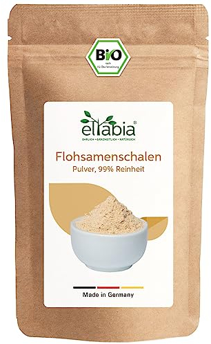 Cáscaras de semillas de psyllium orgánicas en polvo, 1 kg, 99% de pureza, cáscaras molidas | calidad premium de alimentos crudos de la India | Vegano