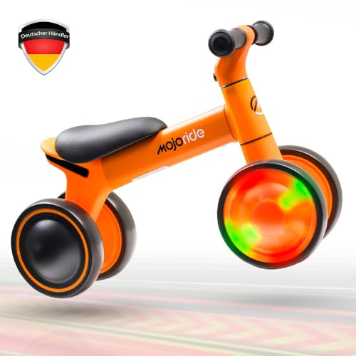 MojoRide® ONE sicheres Laufrad ab 1 Jahr - das perfekte Einstiegsrad & EIN tolles Geschenk für einjährige Kinder, Rutschfahrzeug-Lauflernrad für Mädchen & Jungen