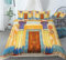 Boasorte Bettbezug Set Altes Ägypten Sphinx Drucke | Bettwäsche Set Hieroglyphen Pyramide Anubis Pharao | Mit Bettdecke+2 Kissenbezüge(3PCS) Oder Laken (4PCS) (A,King-4PCS)