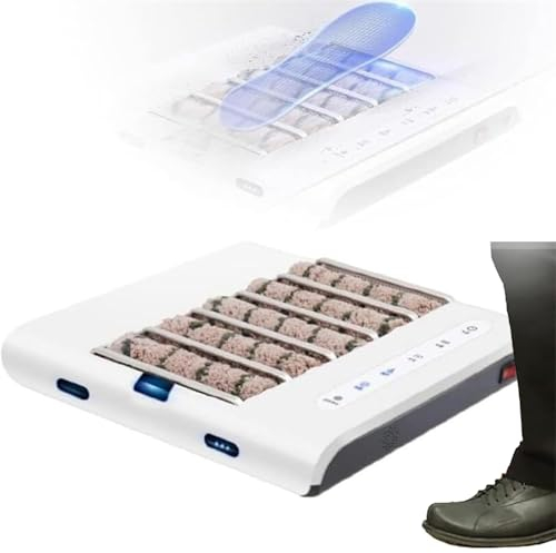 Miuxe Machine De Nettoyage De Semelles De Sol D'entrée - Cireuses De Chaussures Induction Entièrement Automatiques, Nettoyage De Semelles De Chaussures Électriques Portables