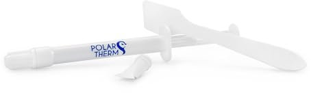 Polartherm X-8 by Thermal Grizzly - 2 Gramm CPU-Wärmeleitpaste für CPU & GPU - Hohe Wärmeleitfähigkeit, Lange Haltbarkeit, Nicht leitendes Wärmeleitfett - Wärmeleitpaste Kit mit Spatel