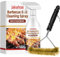 Limpiador Barbacoa 120ml + Cepillo Barbacoa, Spray Limpiador,de Parrilla, Cepillo, Spray, para de Gas y Parrilla de Carbón