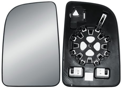 Ricambio sinistro lato conducente specchietto retrovisore esterno grande vetro superiore riscaldato con piastra posteriore vetro specchietto dlettrico per 907 910 Mercedes Sprinter 2019-2025
