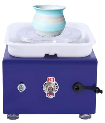 Mini Keramikhjul Elektrisk Maskin DIY Keramik Lerverktyg Med Handfat For Nybörjare Professionell 24 W HöG Stabilitet Flexibel Hastighet