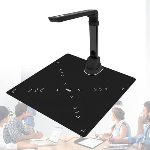 Scanner De Documents Intelligent A3/A4 18 MP avec OCR, Caméra USB Pliable, Création Pdf Multipage Et LED Intégrée, pour Enseignants Et étudiants