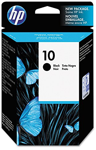 HP 10 C4844A Cartuccia Originale per Stampanti a Getto di Inchiostro, Compatibile con 2500cm, Business Inkjet 3000dtn, Designjet 815 e 820 MFP, Designjet Serie 500 e 500 Plus, Nero