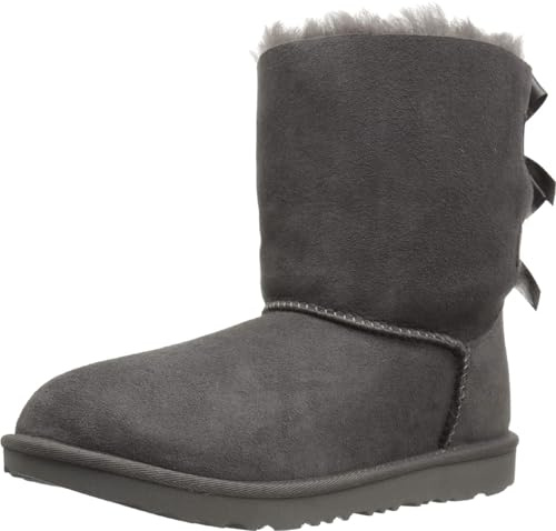 UGG Unisex Kinder Bailey Bow Ii Classic Boot, Grey, 22 EU