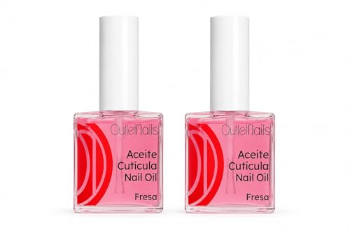 2 x olio per cuticole - Fragola 15 ml / ideale per unghie / manicure francese / nail oil