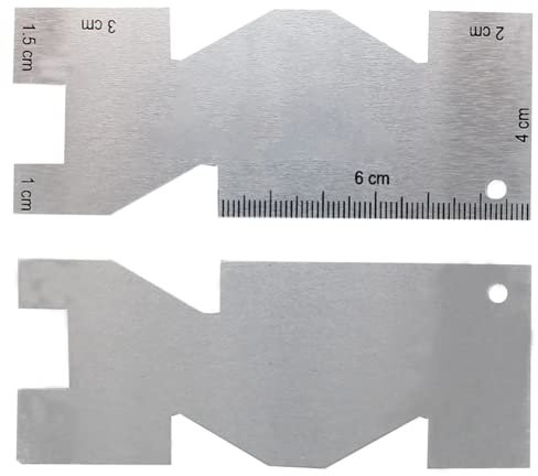 1pc Jauge De Mesure en Métal, À Coudre Règle Piquage Règle De Machines À Coudre Outil Accessoire pour Craft