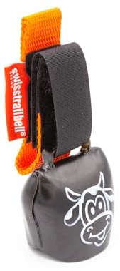 swisstrailbell® Black Kuh Muhhh (Bandfarbe orange)
