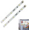 NTYUO 2Pcs Fridge Light, LED Strip Light Suitable for Hisense Rongsheng Refrigerator, Refrigerator Top LED Lighting Strip E349766 MDDZ-162A 1629348 DC12V 2W Accessories (16x1cm)