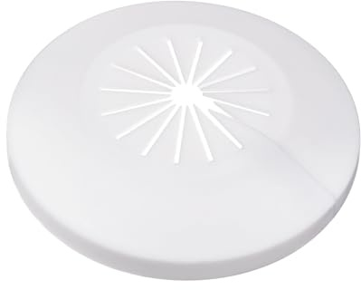 QUARKZMAN 4 Stück Heizungsrohr, 15-25mm Rohrabdeckung Dekoration für Heizkörperrohre aus PP Kunststoff Rohrverkleidung für Heizungsrohre, Heizkörper Rohrisolierung Weiß