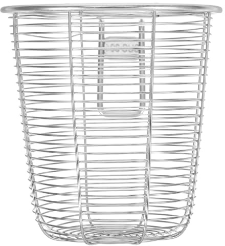 DIYEAH Cestello per Scolaposate in Acciaio Inossidabile 304 Argento, Porta Utensili da Cucina Pratico da Pulire, Compatibile Lavastoviglie per Ripiano Cucina