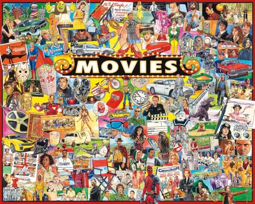 White Mountain Puzzles The Movies 1000 Piece Puzzle