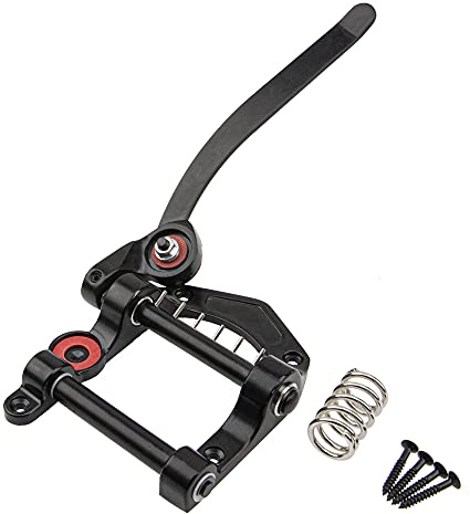 1 st Yootones gitarr Tremolo enhet vibrato Bridge Tremolo verktygstillbehör platt kompatibel med Les Paul LP SG Tele elgitarr (svart)