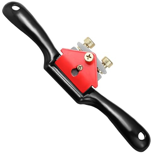Cepillador manual para carpintería Ajustable para carpintería Corte de cola de cepilladora con cuchillas Spokeshave plana ajustable Spokeshave para Cepilladora de madera Herramienta manual de