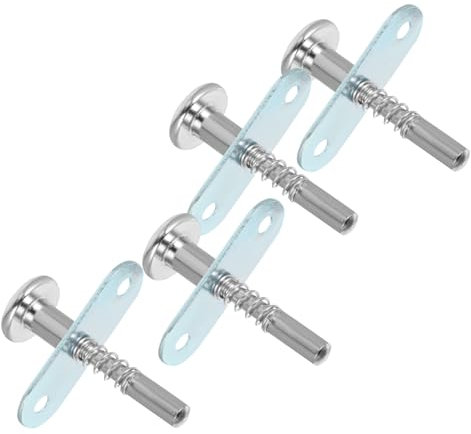 Yardenfun 8 Stk Federverschluss Fängt Fensterheber-kolbenverriegelungen Federriegel Federentriegelung Twist Kleiner Bettriegelteil Epoche Frühling Kinderbetten Mini Kolbenriegel Auto Eisen