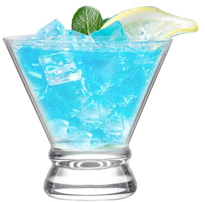 Gobelets à margarita – 200 ml – Verres transparents pour café, réunion de famille, boîte de nuit, maison,