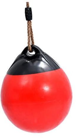 JOINPAYA Inflatable Ball Swing for Boy Girl's Garden and Playground Activities Featuring Swing Seat and Bouncing Balls for Indoor and Outdoor Use Random Color