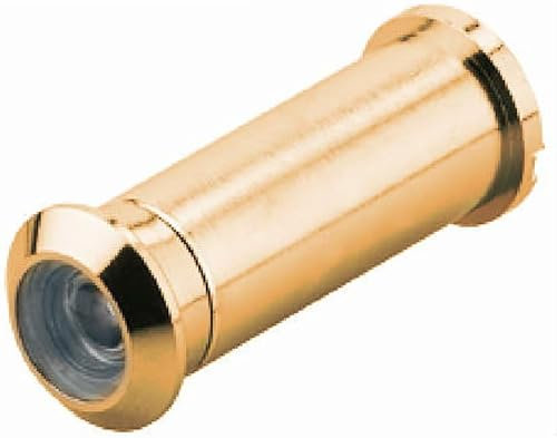 cyclingcolors Mirilla, ø 12 mm, hasta grosor de puerta de 52 mm, latón pulido