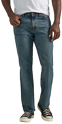 Lee Men's Legendary Regular Boot Jean, Thunder, 36W x 32L