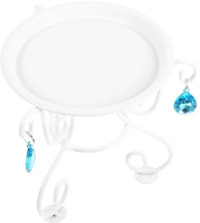 SUPVOX Supporto per Piante Salvaspazio Supporto da Pavimento per Interni per Vasi di Fiori Porta Piante Decorativo in Ferro