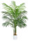 TXABL Artificial Palm Tree Indoor Plants 150 CM Fake Areca Palm Plant in White Pot, Faux Tropical Floor Plant Artificial Silk Plants for Home Office Living Room Farmhouse Modern Decor Indoor Outdoor