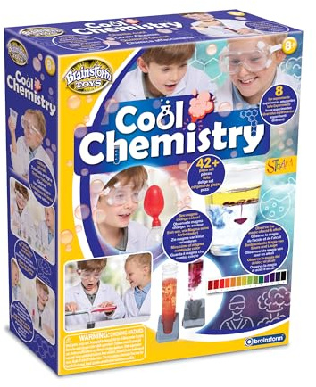 Brainstorm Toys Cool Chemistry Stem Educational and Interactive Toy - 42 Piece Set