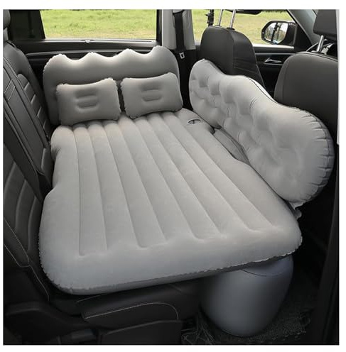 BFRDGE Voiture Matelas Gonflable, pour Dodge RAM 1500 2000-2018 2019 2020 2021 2022 2023 Matelas Gonflable de Camping, pour Voyage, Camping, activités de Plein air,B Grey