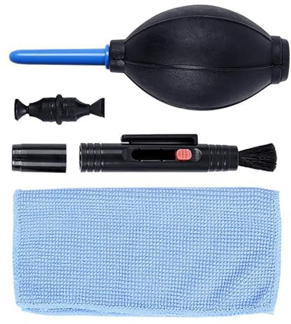 Kit de nettoyage 3 en 1 - Pompes à poussière - Objectif pour appareil photo, ordinateur, clavier, téléphone - Écran de nettoyage