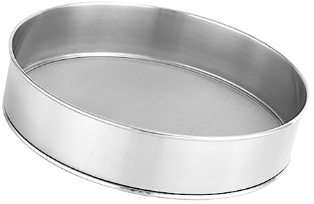 ZUNOXAZ De Harina De Malla Fina Manual De Acero Inoxidable Colador Redondo para Hornear Pasteles Filtro De Azúcar para Repostería Casera