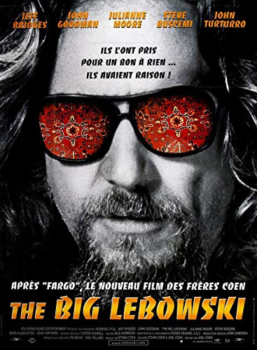 The Big Lebowski original filmposter liten storlek (53 x 40 cm rull) Joel Coen Jeff Bridges Julianne Moore