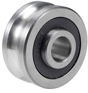 sourcing map SG35 U-Nut Spurführungslager 12x42x19mm Flaschenzuglager Flansch Kugellager