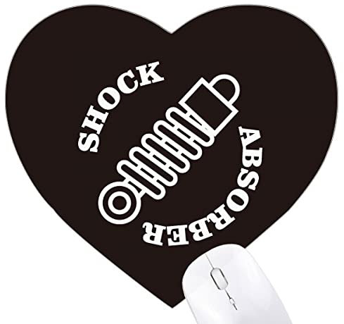 Ammortizzatore Primavera Guidamento Cuore Mousepad Gomma Mat Gioco Ufficio