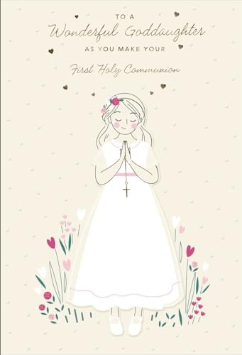 Cards Goddaughter Holy Communion To a Wonderful Goddaughter as you make your first holy Communion