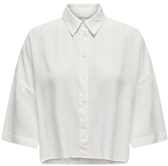 ONLY Chemise ONLASTRID pour Femme, Cloud Dancer, M