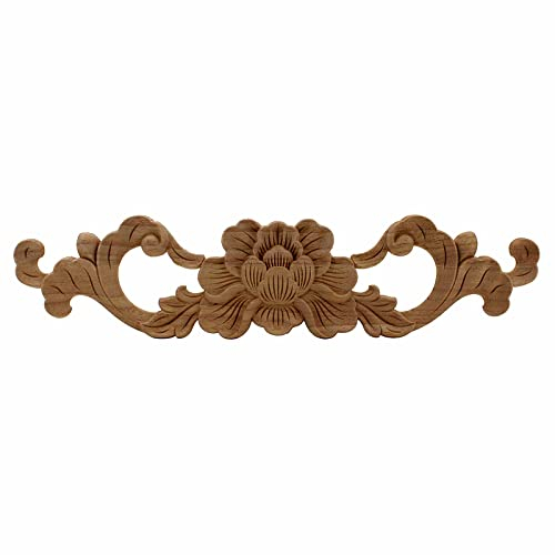 Dekoration Holzschnitzerei Zuhause Hochzeit Dekoration Accessoires Möbelapplikationen Holzschnitzerei Ecke Holzrahmen Wand Tür Holzschnitzerei Aufkleber