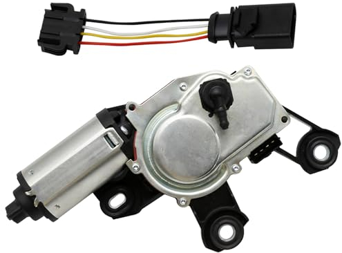 Hoypeyfiy Rear Windscreen Wiper Motor with Connecting Harness Wire for Au-di A1 8X A6 C7 4G Q3 8U 2012-2018 4G9955711A 4G9955711C 8U0955711A 579717