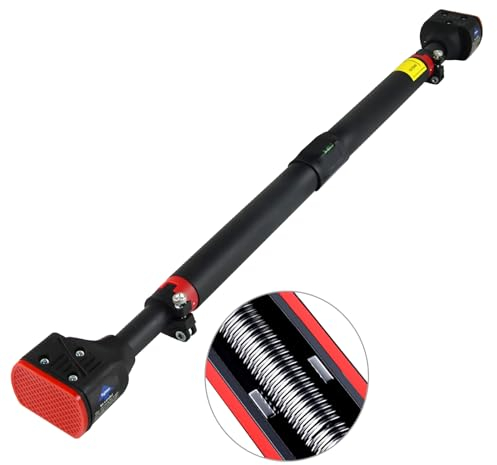 Sonpen Klimmzugstange Türrahmen Wand,Pull Up Bar Door Tragkraft bis 200 Kg,Reckstange Indoor Klimmzugstange Freistehend Decke,Stange Spreizstange Ohne Schrauben oder Bohren 72-95 cm