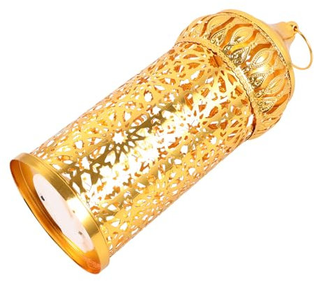 Garneck Marokkanische Laterne Aus Dekorative Tischlaterne Beleuchtete Lampe Für Marokkanische Themenparty-Dekoration Stilvolle Zimmer-Dekoration