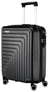 R Roncato Trolley FIBRA, espandibile (NERO, S)