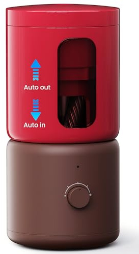 VUSIGN Sacapuntas eléctrico con 5 ajustes ajustables para artistas, sacapuntas totalmente automático para lápices de 6,9 a 11,2 mm, entrada y salida automática, sacapuntas recargable manos libres para