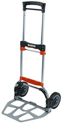 Folding Transport Trolley with Aluminium Tray 120kg Capacity