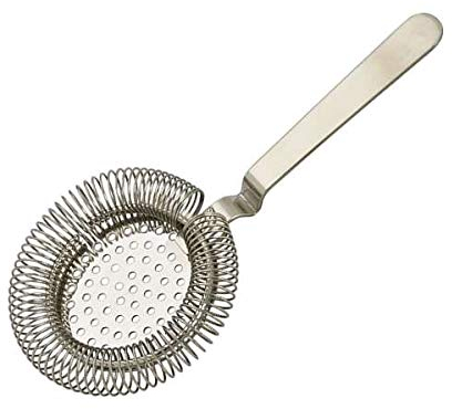 Passoire à Cocktail Professionnelle pour Shaker et Verre à Mélange, Acier Inoxydable 304, Encoche de Stabilité Intégrée, Accessoire Mixologie (4 Couleurs Disponibles)