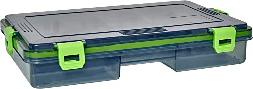 Gunki wasserdichte Box 35,5x23x9cm - Kunstköderbox für Gummiköder & Hardbaits, Köderbox zum Spinnfischen, Tacklebox für Raubfischangler